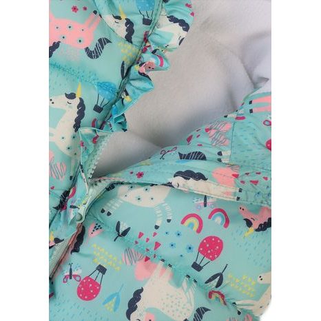 VESTA DÍVČÍ PUFFA S KAPUCÍ, MINOTI, 8GGILET 1, MODRÁ