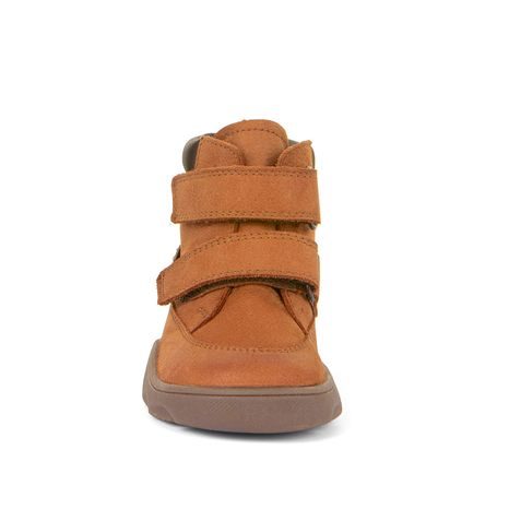 DĚTSKÉ ZIMNÍ BAREFOOT BOTY ZERU TEX COGNAC, FRODDO, G2110150-3, HNĚDÁ