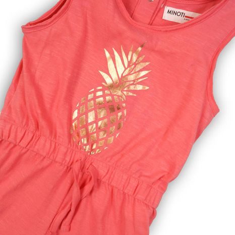 OVERAL DÍVČÍ BAVLNĚNÝ, MINOTI, TG PLAYSUIT 7, HOLKA