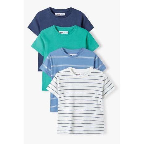 Băieți tricou cu mânecă scurtă 4pack, Minoti, 13tee 52, Boy