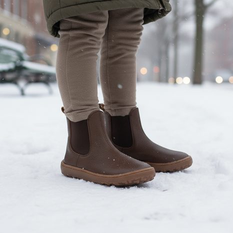DĚTSKÉ BAREFOOT BOTY CHELYS BROWN FRODDO G3160245-2