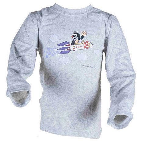 TRIČKO DIEVČENSKÉ KRTKO ROCKET, PIDILIDI, 2018, ŠEDÁ