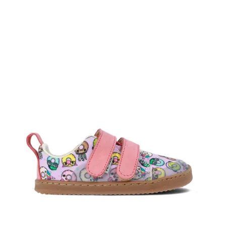 Detské tenisky Barefoot Pegres, BF57U, Donat pink