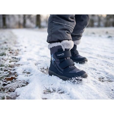 DÍVČÍ ZIMNÍ BOTY CRYSTAL BLUE GTX SUPERFIT 1-009099-8000