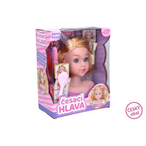 CAP DE PIEPTĂNAT CU ACCESORII 22 CM, WIKY, W014238