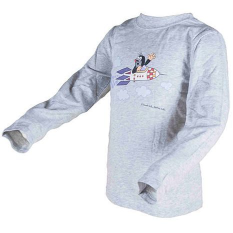 TRIČKO DIEVČENSKÉ KRTKO ROCKET, PIDILIDI, 2018, ŠEDÁ