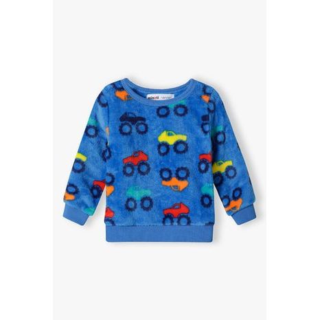 CHLAPČENSKÉ FLÍSOVÉ PYŽAMO, MINOTI, 15PJ 13, MODRÉ