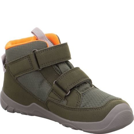 DĚTSKÉ CELOROČNÍ TENISKY SUPERFIT BAREFIT TRACE GTX  GREEN/ORANGE 1-006042-7000