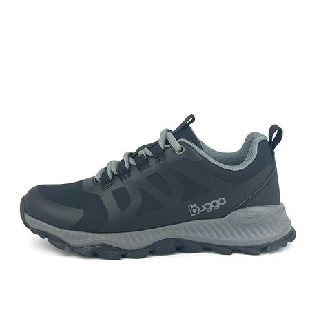 DETSKÉ OUTDOOROVÉ TOPÁNKY NA ŠNÚRKY BUGGA ORZA BLACK B00207-10