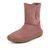 Lány téli barefoot csizma TEX SUEDE Dark Pink G3160250