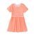 Rochiță din bumbac pentru fetițe, Minoti, 6TDRESS 4, portocaliu