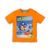 Tricou pentru băieți, Minoti, SNAP 1, portocaliu
