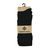 Șosete înalte unisex din bambus - 3pack Pidilidi PD0151-10 black
