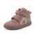 Dievčenské celoročné kožené členkové barefoot topánky LOOP HIGH-TOPS PINK/GOLD Froddo G2110157-5