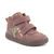 Dievčenské celoročné kožené členkové barefoot topánky LOOP HIGH-TOPS PINK/GOLD Froddo G2110157-5