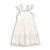 Šaty dievčenské bavlnené, Minoti, Hydrangea 1, bílá