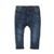 Nohavice chlapčenské džínsové s elastanom a farebným prešívaním, Minoti, ALLSTAR 9, světle modrá