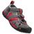 Detské sandále SEACAMP II CNX, magnet/racing red-šedá, Keen, 1014123, šedá