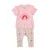 Kojenecký set - tričko a tepláky, Minoti, Garden 1, růžová