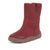 Dievčenské zimné barefoot topánky ZERU TEX BOOT Bordeaux, Froddo, G3160242-4, červená