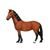D - Figurka Kůň 12,5 cm, Atlas, W001792