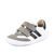 Dětské barefoot kožené tenisky F-MOTION GREY/BLACK Froddo G3130292