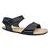 Sandale dama Barefoot Belita 60, ortopedice, negre