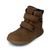 Dětské celoroční barefoot boty Bugga KIVO Brown B00199-18