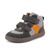 Detské celoročné kožené členkové barefoot topánky LOOP HIGH-TOPS GREY Froddo G2110157-3