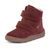 Dívčí zimní barefoot boty ZERU TEX FURRY Bordeaux, Froddo, G2110149-5, červená