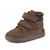 Detské zimné barefoot topánky ZERU TEX BROWN Froddo G2110150-13