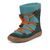 Chlapecké zimní barefoot boty TEX TRACK WOOL Petroleum G3160251-3