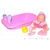 Păpușă bebe 24 cm cu baie, WIKY, 114468