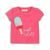 Póló lányok rövid ujjú, minoti, t tee 4, rózsaszín