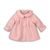 Kabátek kojenecký s límcem a podšívkou, Minoti, BOW 7, růžová