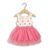Šaty dievčenské s TUTU sukňou, Minoti, DITSY 3, růžová