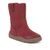 Dievčenské zimné barefoot topánky ZERU TEX BOOT Bordeaux, Froddo, G3160242-4, červená