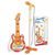 Bontempi Gitara s mikrofónom pre deti 20 x 20 x 89 cm, Bontempi, W011555