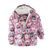 jachetă de iarnă pentru fete cu blană, Pidilidi, PD1130-01, roz