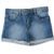 Dievčenské džínsové šortky s elastanom, Minoti, KG DSHORT 6, modrá