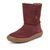 Lány téli barefoot csizma TEX SUEDE Bordeaux G3160250-1