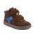 Chlapčenské celoročné kožené členkové barefoot topánky LOOP HIGH-TOPS BROWN Froddo G2110157-1