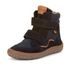 Chlapčenská zimná barefoot obuv TEX WINTER Dark Blue, Froddo, G3160233, tmavomodrá
