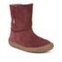 Dívčí zimní barefoot boty TEX SUEDE Bordeaux, Froddo, G3160238-1, červená