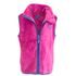 Dievčenská chlpatá vesta so stojacím golierom, Pidilidi, PD1140-07, fuchsiová
