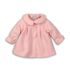 Kabátek kojenecký s límcem a podšívkou, Minoti, BOW 7, růžová