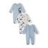 Salopetă pentru bebeluși 3-pack Minoti 28BABYPACK25 albastru