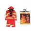 Farsangi szett - tűzoltó M 110-120 cm, Wiky, W036025