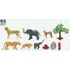 Zvířátka figurky divoká zvěř 6 ks set 10 cm