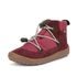 Dívčí celoroční barefoot boty TEX TRACK Bordeaux, Froddo, G3110257-7, červená